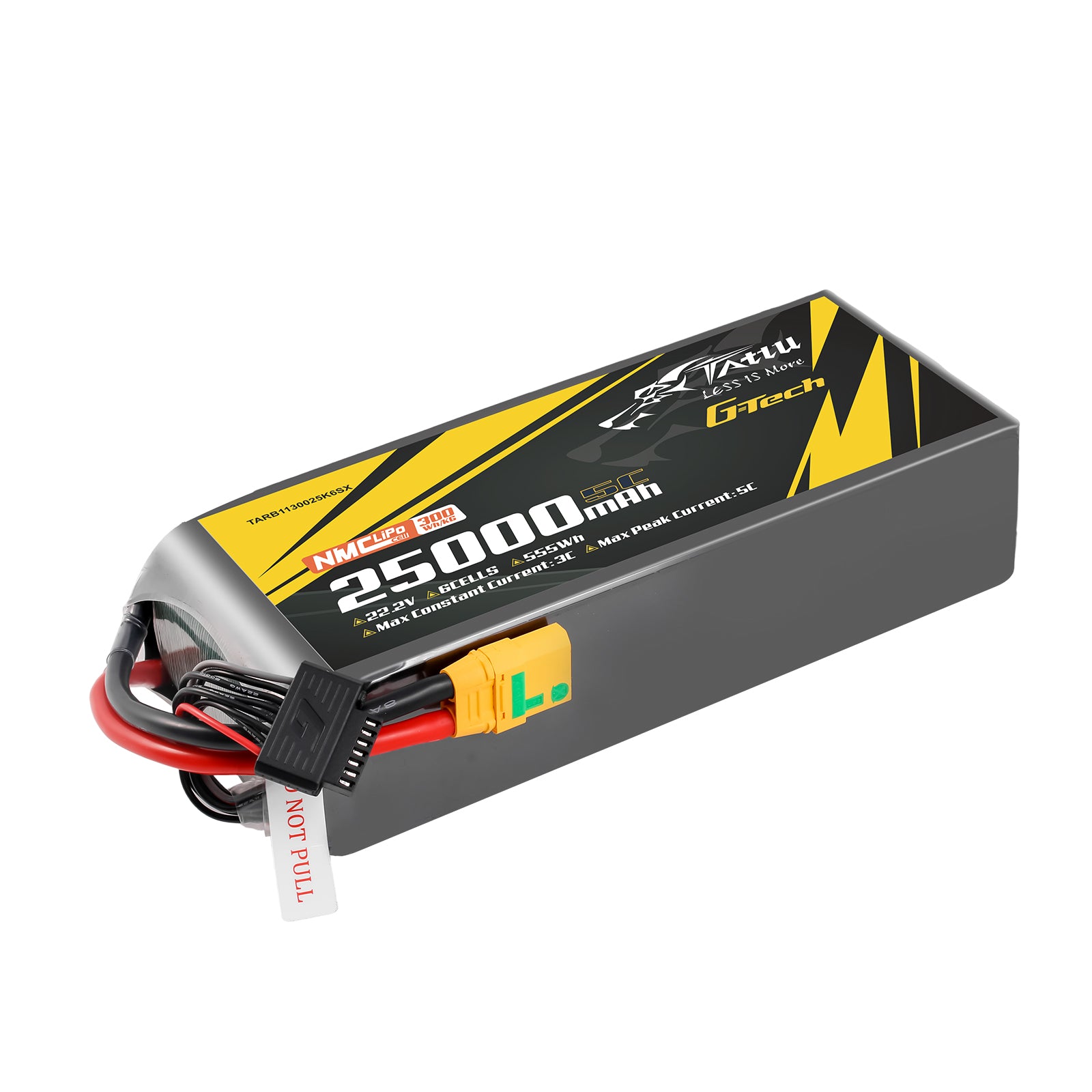 Tattu 25000mAh 6S batterie semi-solide XT90S 22.2V 5C