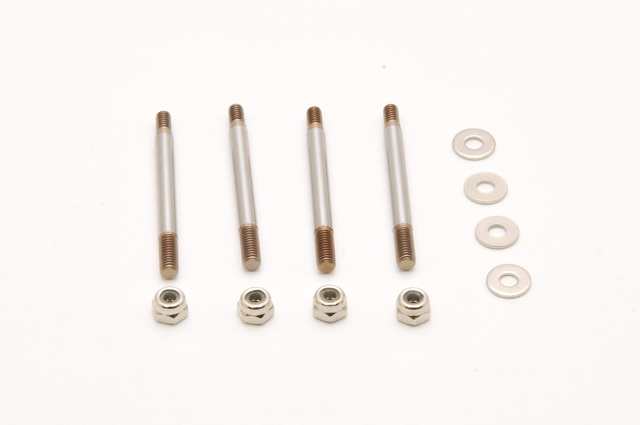 Hobao 22026 Tige d'amortisseur RC lot de 4 acier
