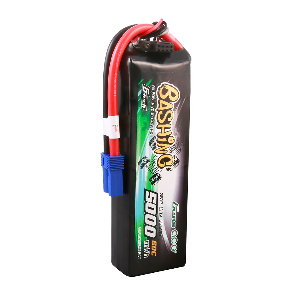 Gens Ace Bashing 5000mAh 3S batterie lipo EC5 60C