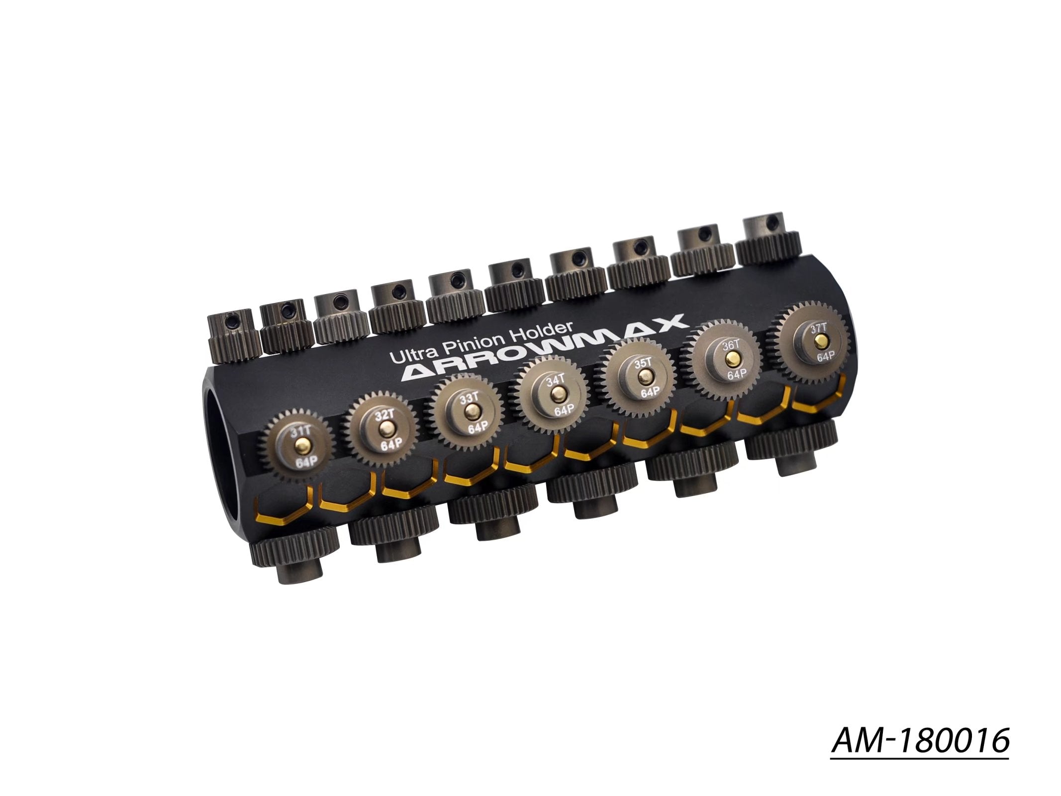Arrowmax AM-180016 Set 28 Pignons Alu 64DP 21T-48T + Caddy