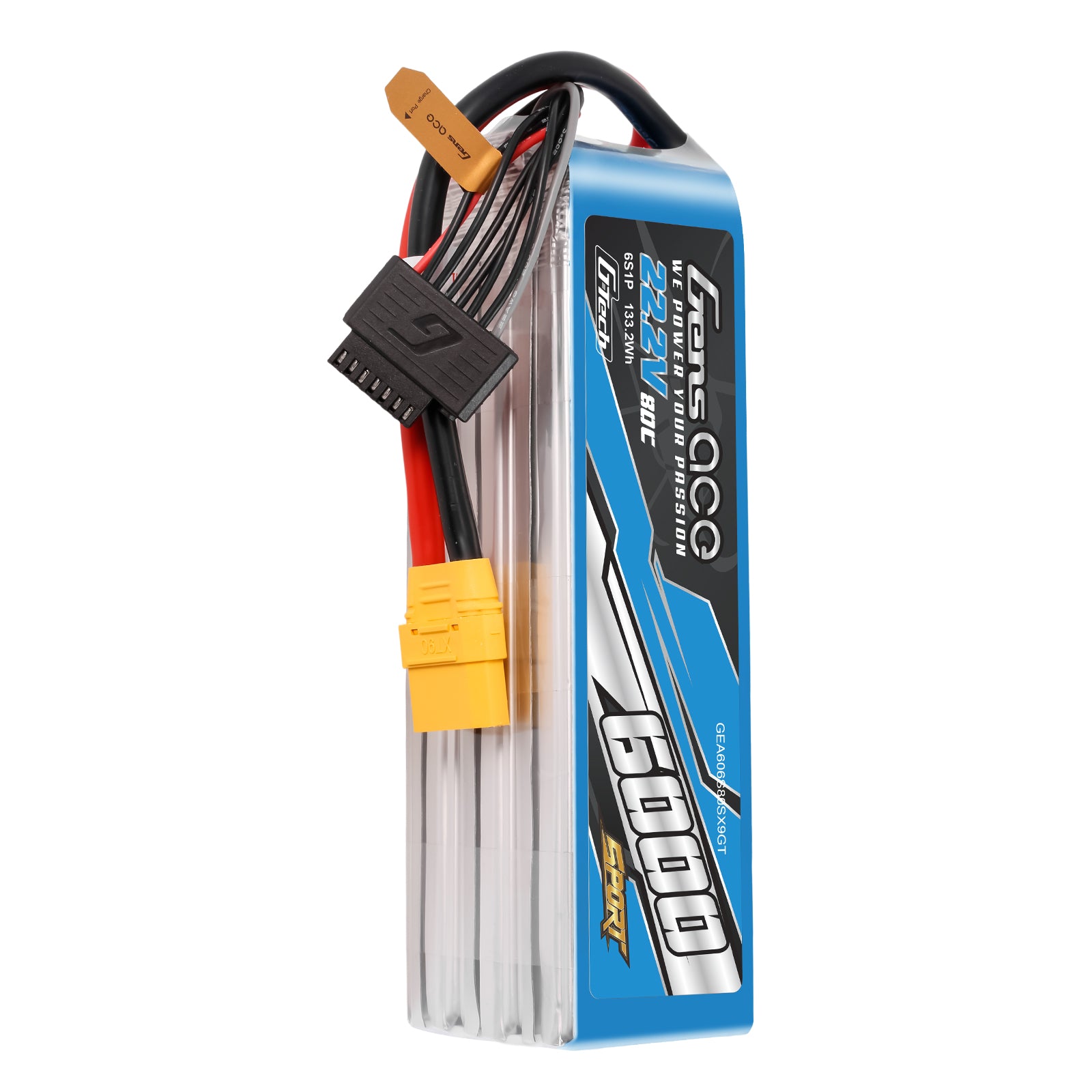 Gens Ace Sport 6000mAh 6S Batterie LiPo 22,2V XT90