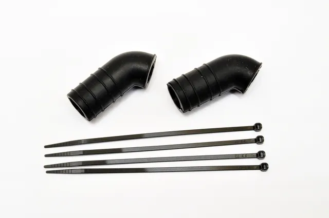 Hobao Car Parts Durite Silicone Noire 2 Pièces 87378B