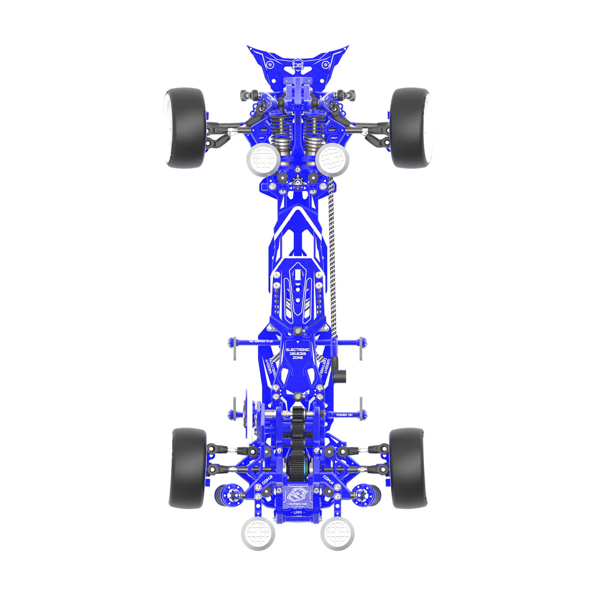 3Racing AuperD6.1 KIT-AUPERD6.1 kit drift 1/10 noir