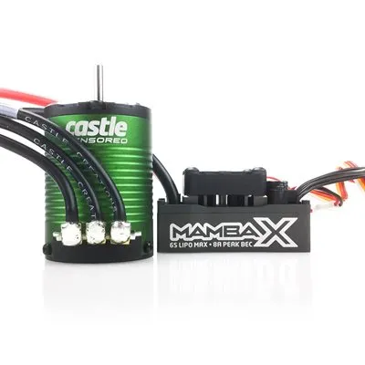 Castle Creation Mamba X 1406-7700KV combo brushless sensored
