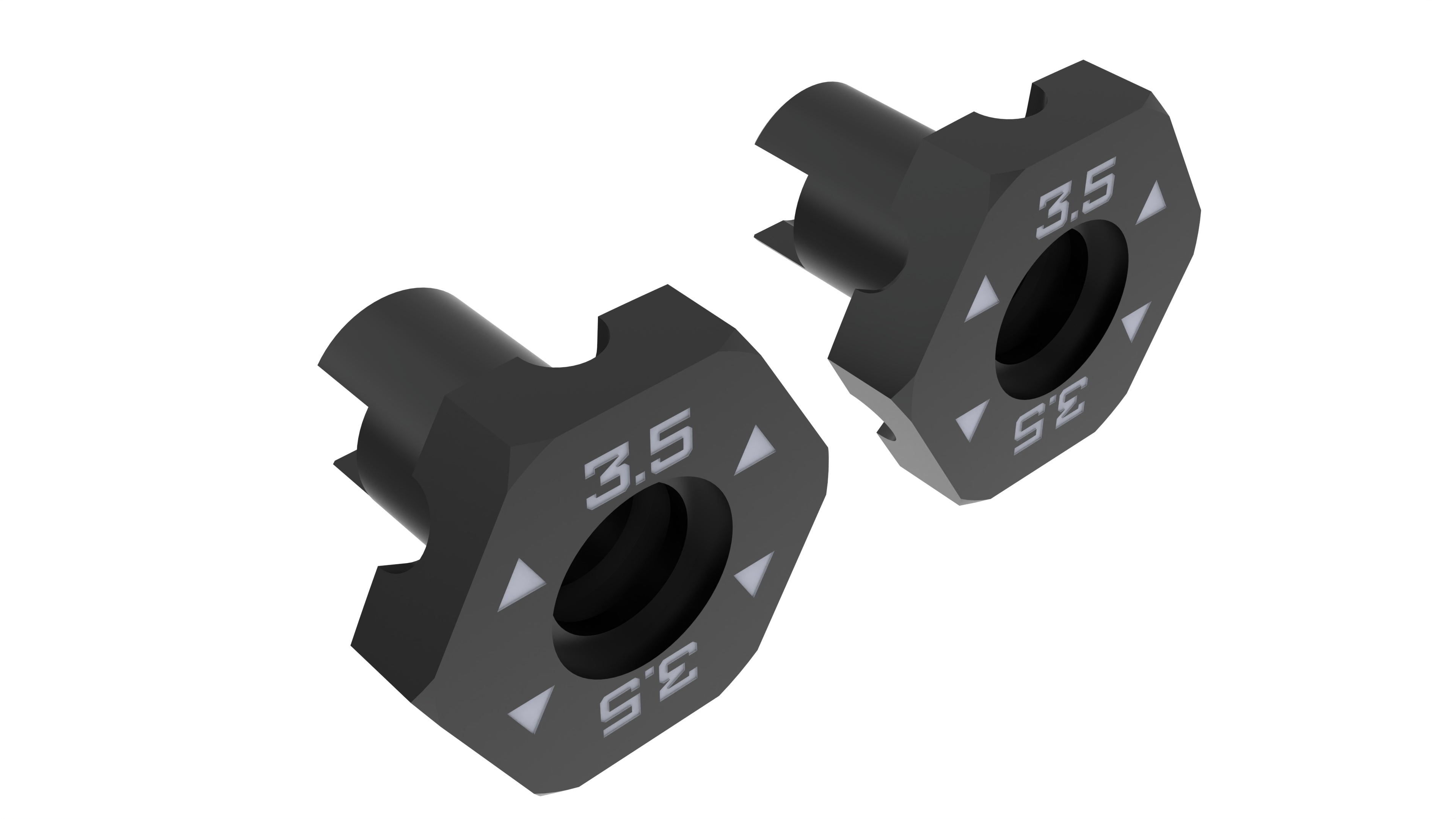 3Racing Cero SAK-Z136A hexagone roue 3,5 mm