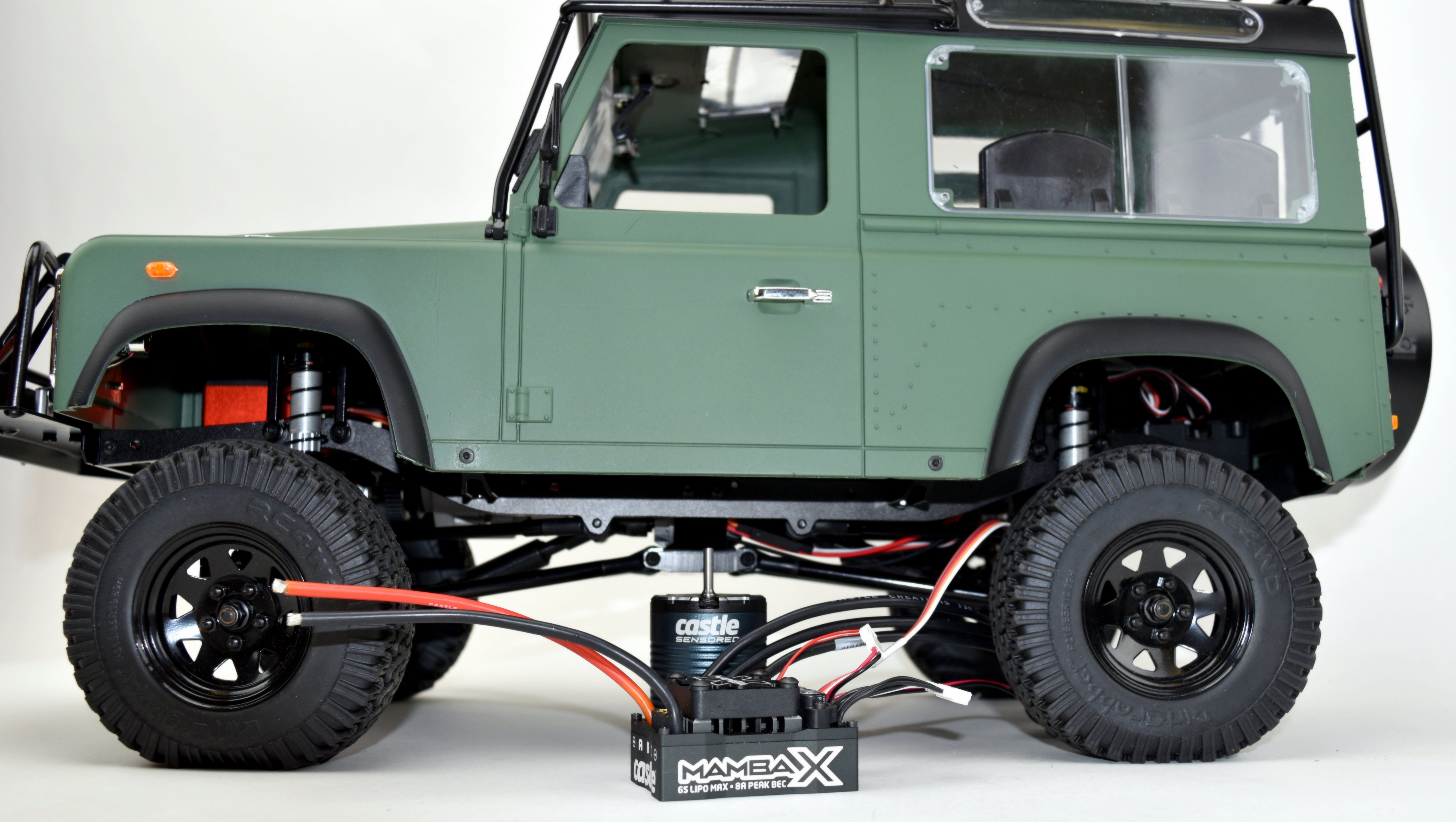 Castle Mamba X Combo Variateur + Moteur 1406-1900KV Sensored 1/10