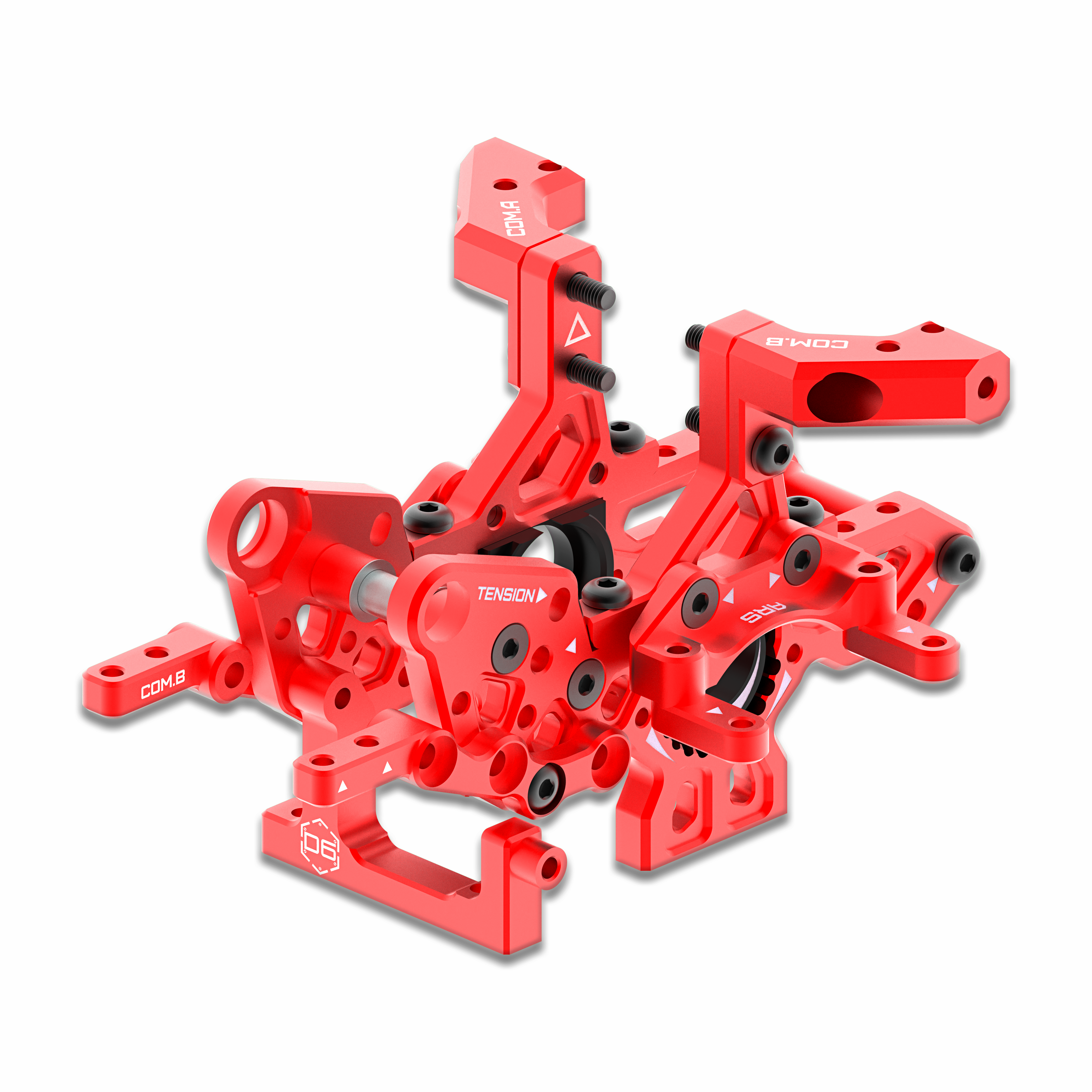 3Racing AuperD5 SAK-D6825 cellule gear alu bleu