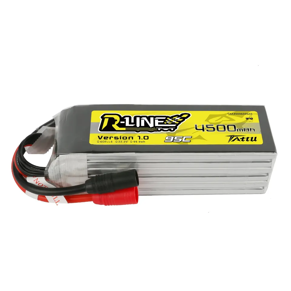 Tattu R-Line 4500mAh 6S batterie LiPo 95C AS150