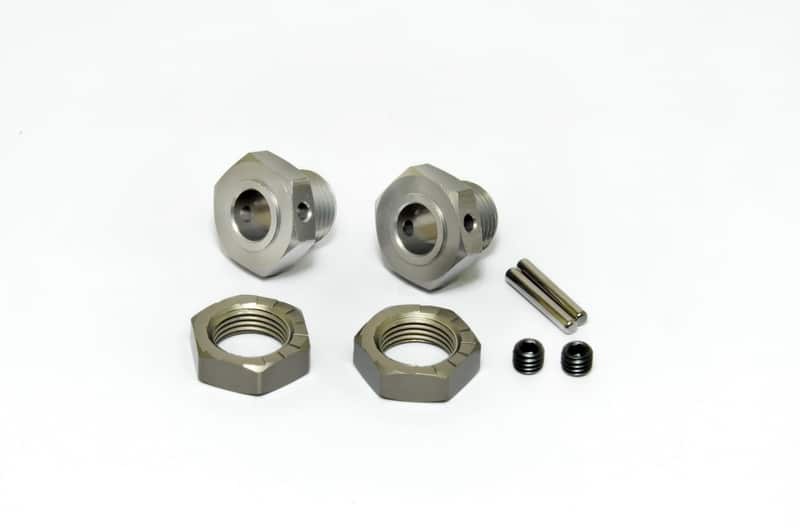 Hobao 85146 Hexagones 17mm + Écrous x2