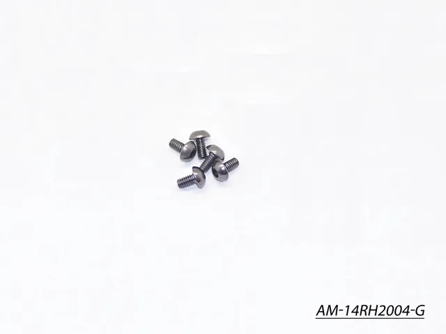 Arrowmax Screws AM-14RH2004-G vis alu tête ronde M2x4 grise lot 5