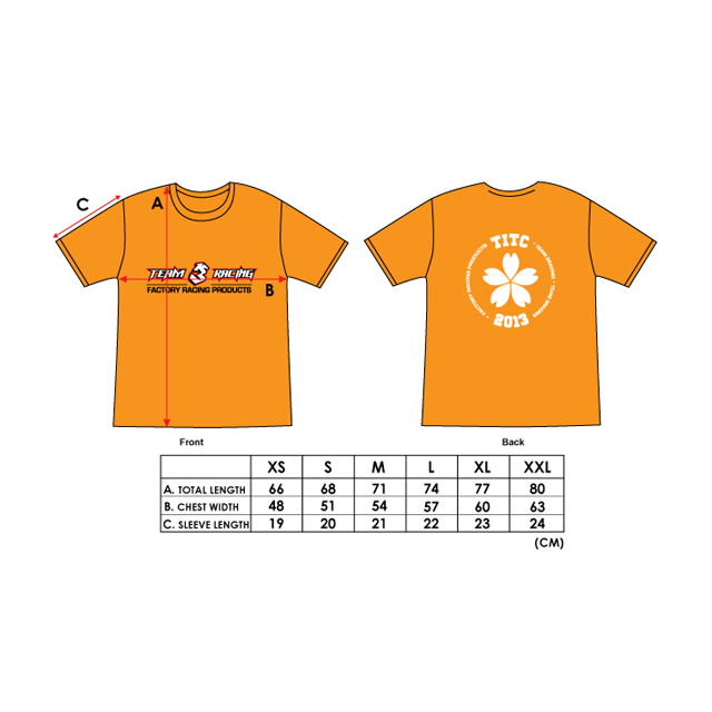 3Racing Sakura 3RAD-TS09 T-Shirt TITC 2013 Édition Limitée