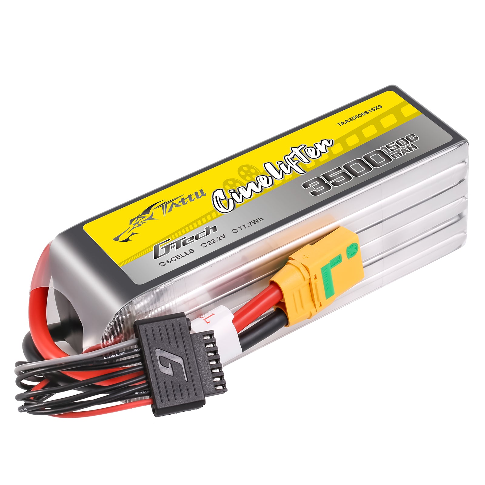 Tattu Cinelifter 3500mAh 6S 150C batterie LiPo XT90