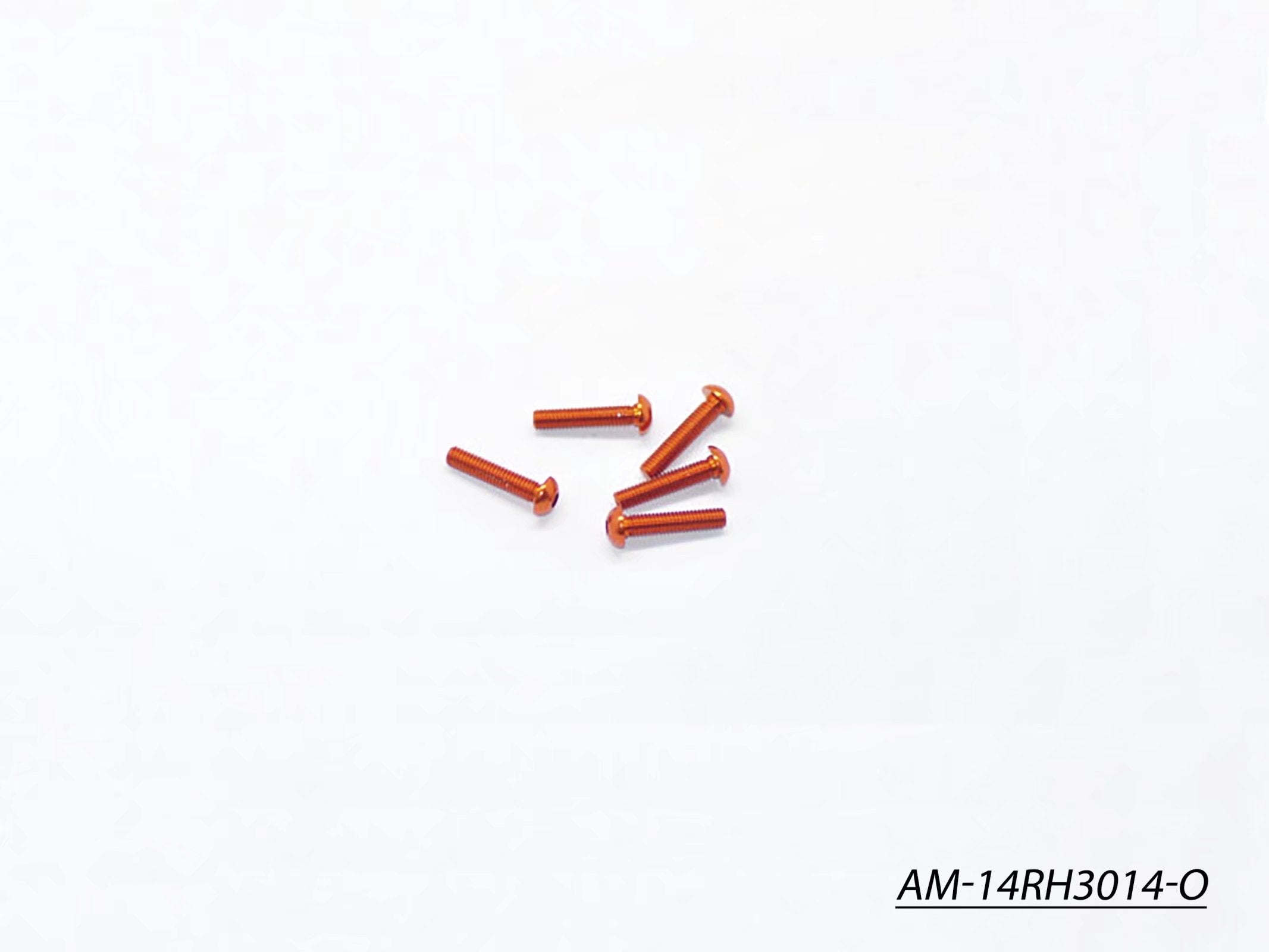 Arrowmax Screws Vis alu M3x14 AM-14RH3014-O orange lot 5