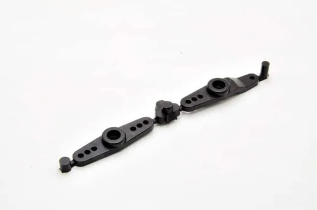 Hobao 87604 palonnier servo noir lot de 2