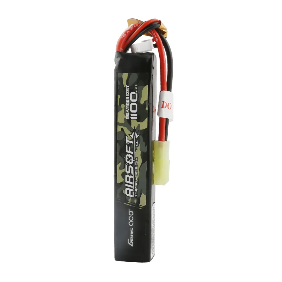 Gens Ace Airsoft batterie lipo 1100mAh 3S Tamiya 25C