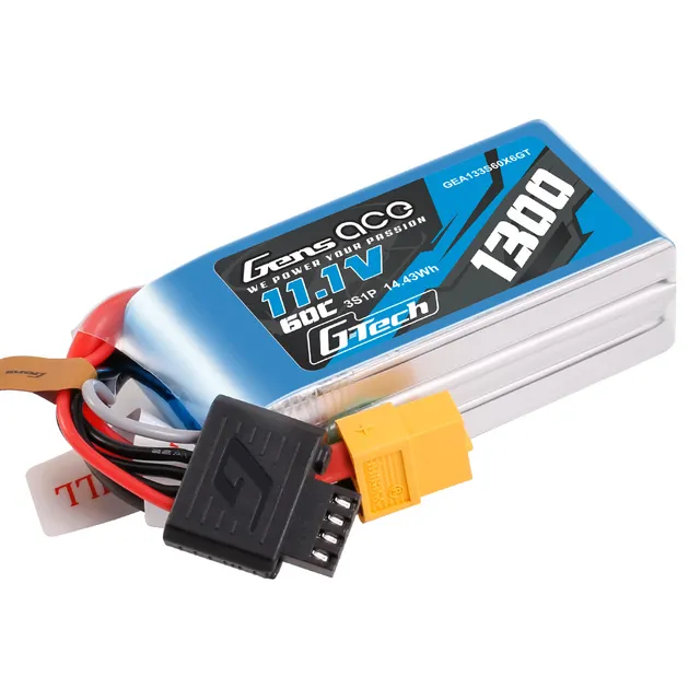 Gens Ace Air Classic 1300mAh 3S batterie LiPo XT60 60C