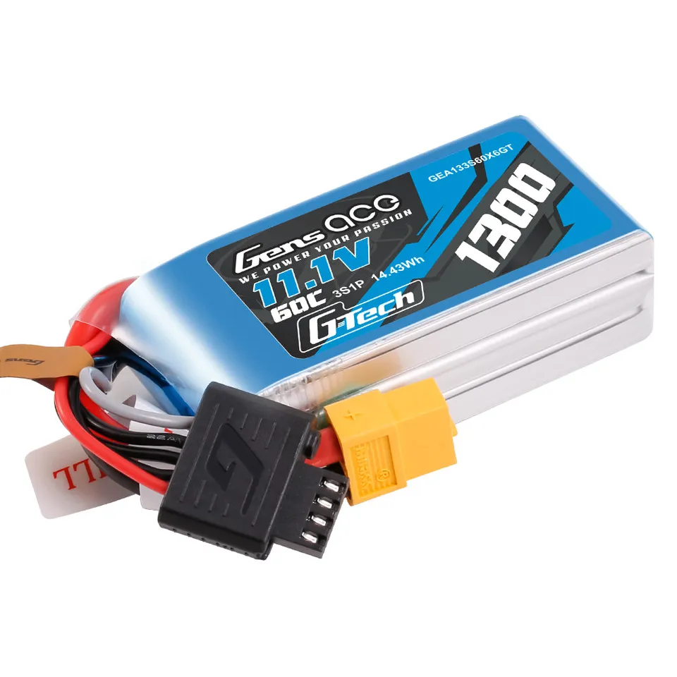 Gens Ace Air Classic 1300mAh 3S batterie LiPo XT60 60C
