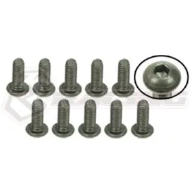 3Racing Parts TS-BSM308M vis titane M3x8 lot 10