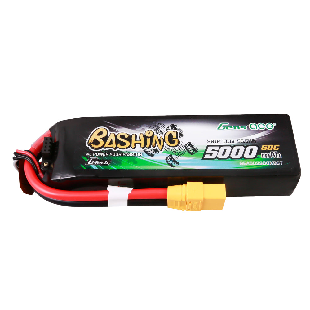 Gens Ace Bashing 5000mAh 3S 60C batterie LiPo 11.1V XT90