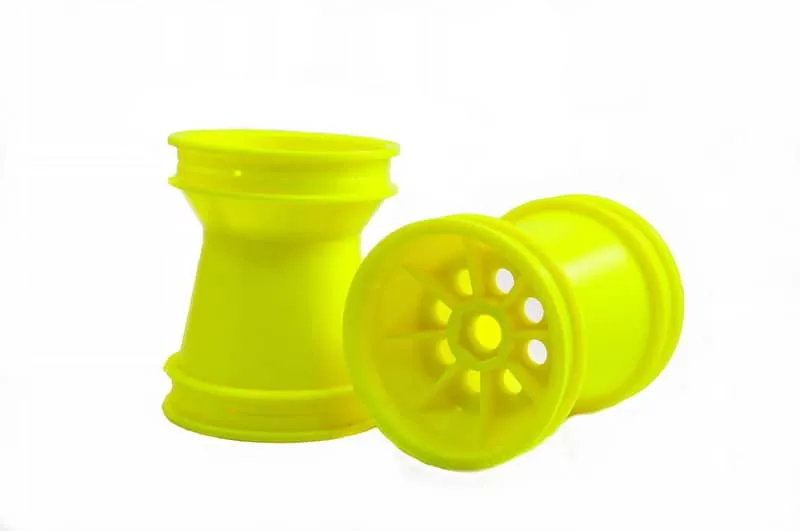 Hobao 84165Y Roues Bigfoot Jaunes 17mm Lot de 2