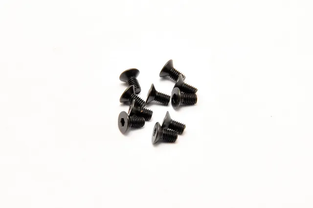 Hobao 31306 vis fraisee M3x6mm lot 10 pieces acier