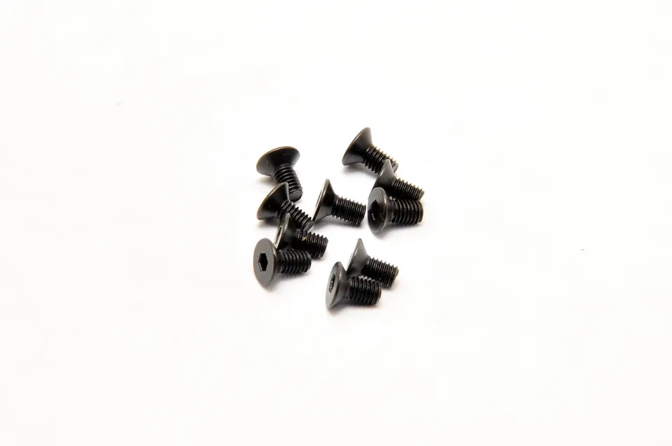 Hobao 31306 vis fraisee M3x6mm lot 10 pieces acier