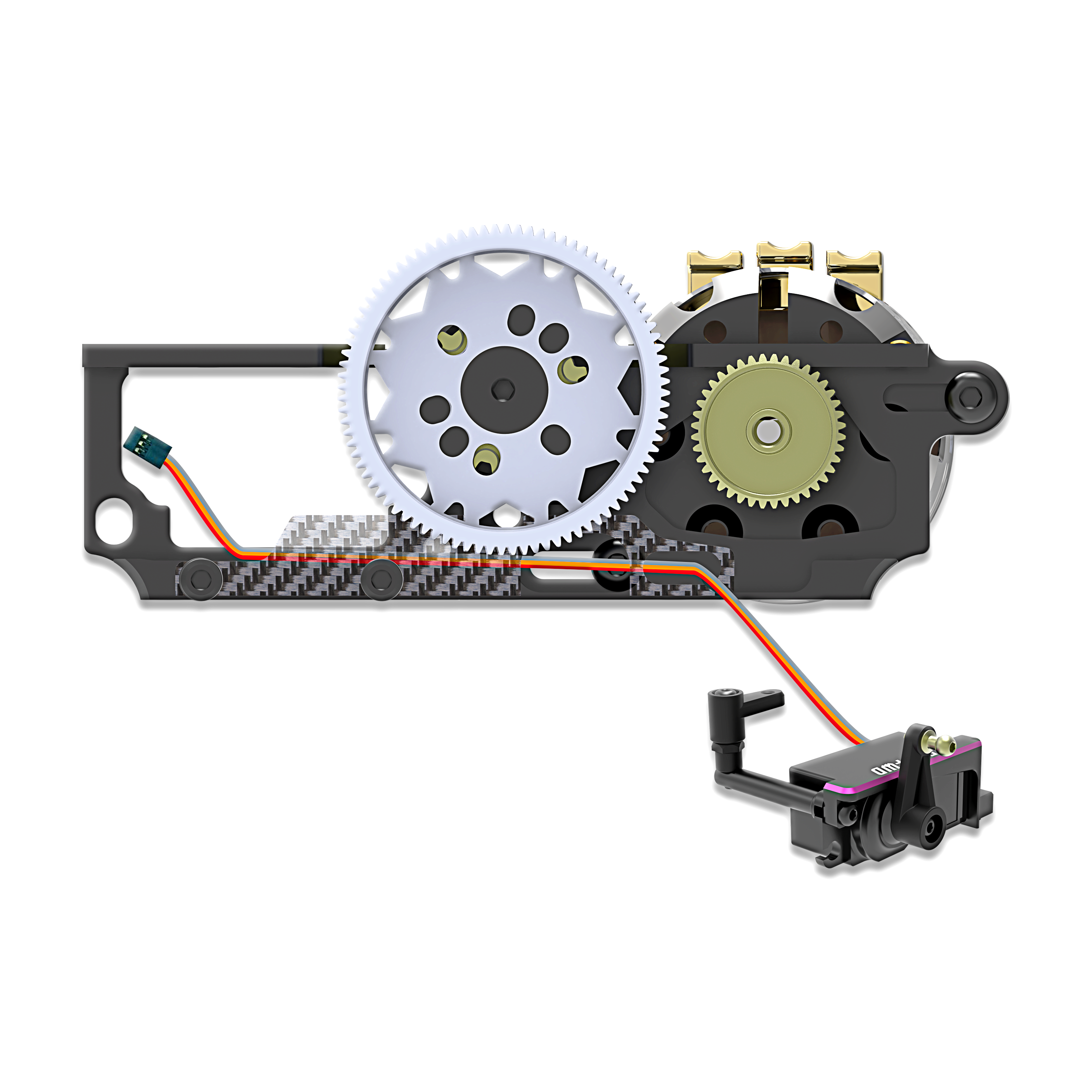 3Racing Cero SAK-C158B Support Moteur Alu FWD 2.0