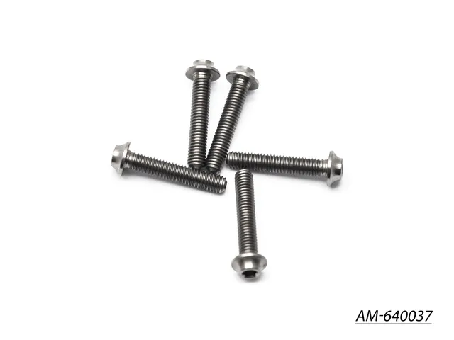 Arrowmax 64 vis titane M3x16 tête ronde x5