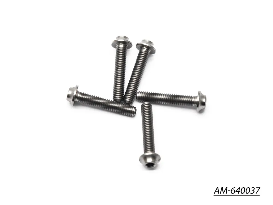 Arrowmax 64 vis titane M3x16 tête ronde x5