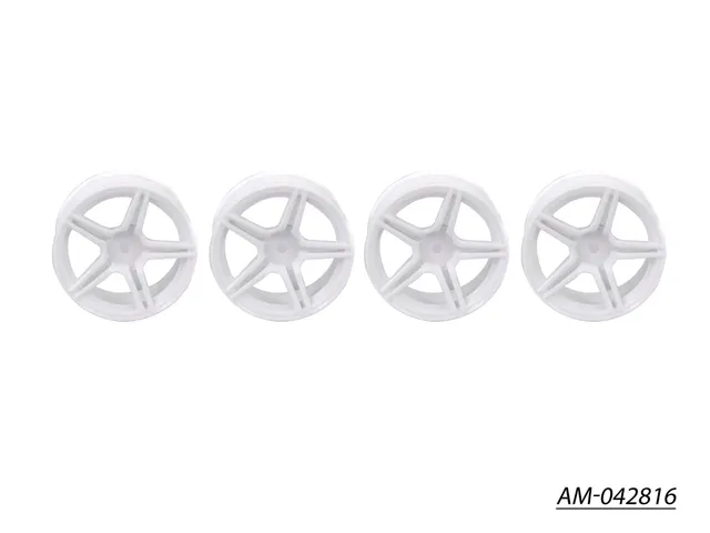 Arrowmax Rims AM-042816 Jantes TC 1/10 Blanches +3mm (x4)