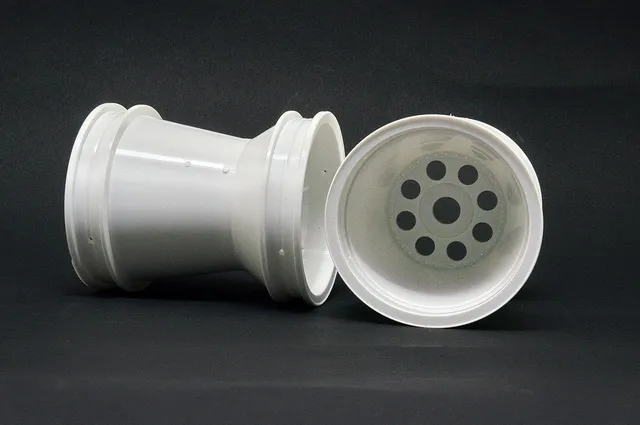 Hobao 84165W Roues Big Foot Blanches 17 mm x2