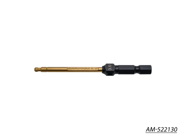 Arrowmax Accessories AM-522130 Embout Clé Hexa Boule 3,0x80 V2