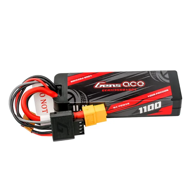 Gens Ace Car Classic 1100mAh 3S 60C Batterie Lipo XT60 hardcase