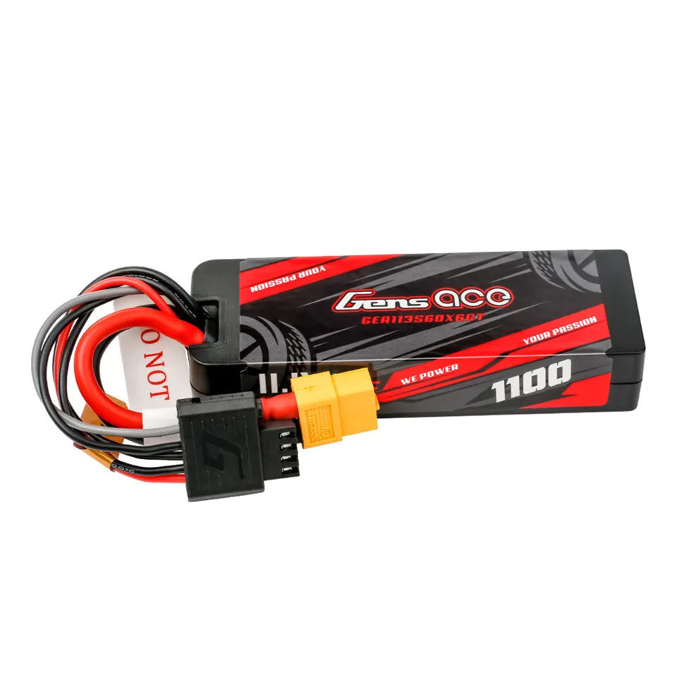 Gens Ace Car Classic 1100mAh 3S 60C Batterie Lipo XT60 hardcase