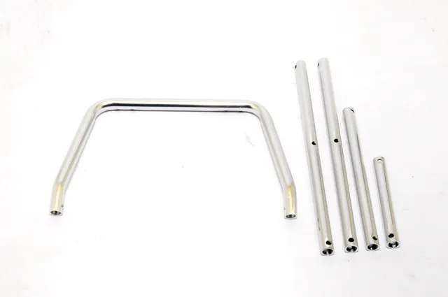 Hobao 91003S Tube Cage Avant Milieu Argent