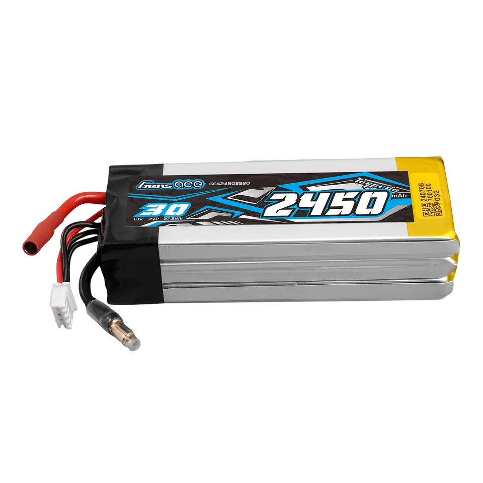 Gens Ace Car Classic 2450mAh 3S batterie LiPo bateau 11.1V 30C