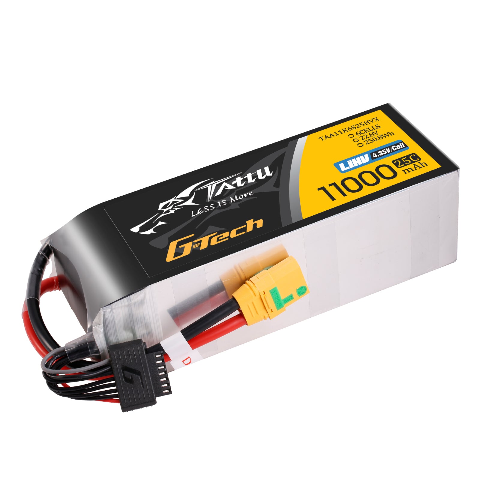 Tattu UAV 11000mAh 6S HV 25C batterie LiPo XT90-S