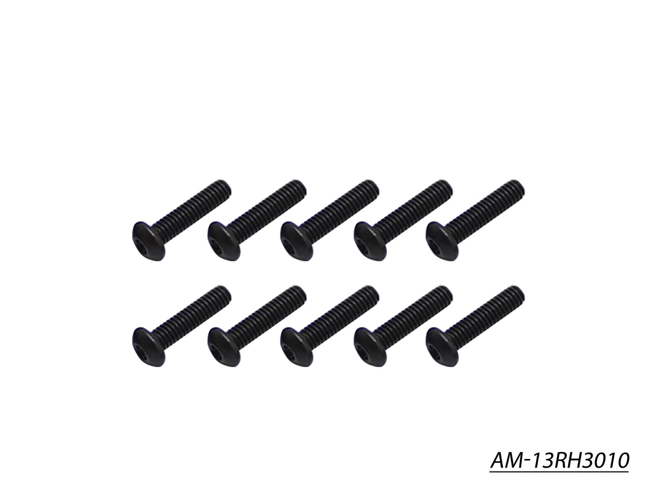 Arrowmax Screws vis Allen M3x10 rondes AM-13RH3010 x10