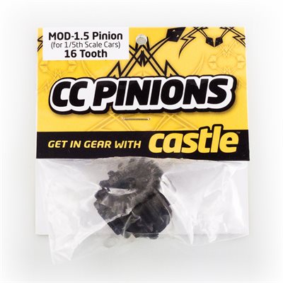 Castle CC Pignon Mod1.5 12T acier axe 8mm 1/5