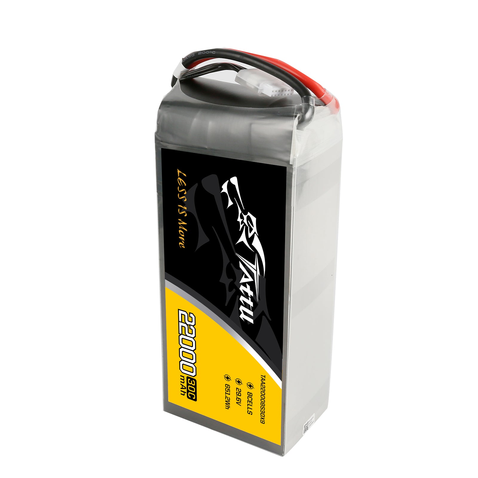 Tattu 22000mAh 8S 29.6V Batterie Lipo 30C XT90-S