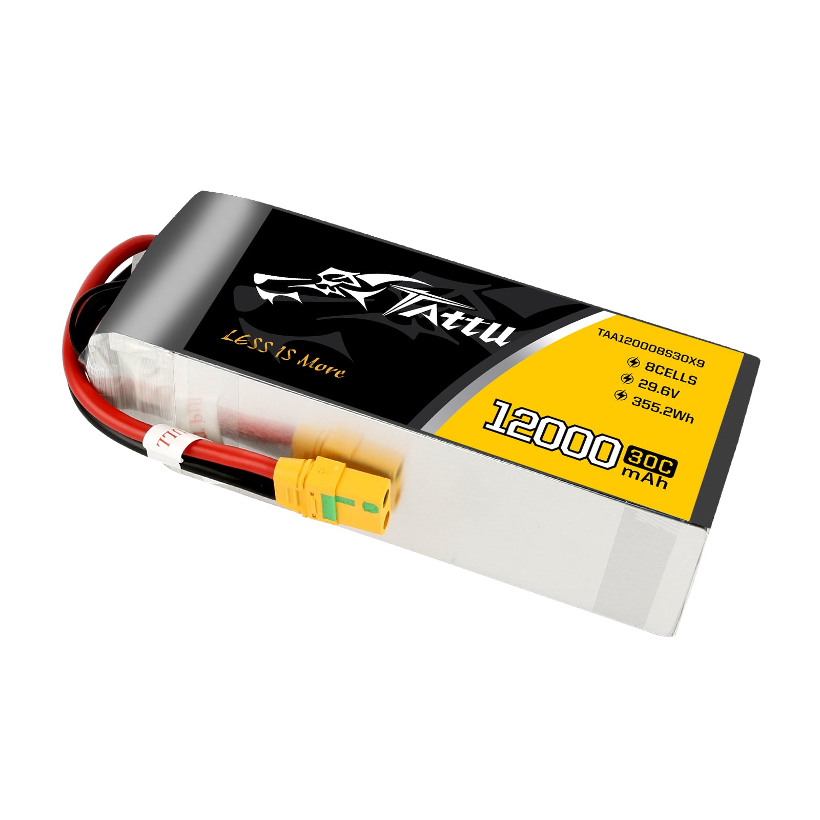 Tattu UAV Classic 12000mAh 8S batterie lipo 29.6V 30C XT90-S