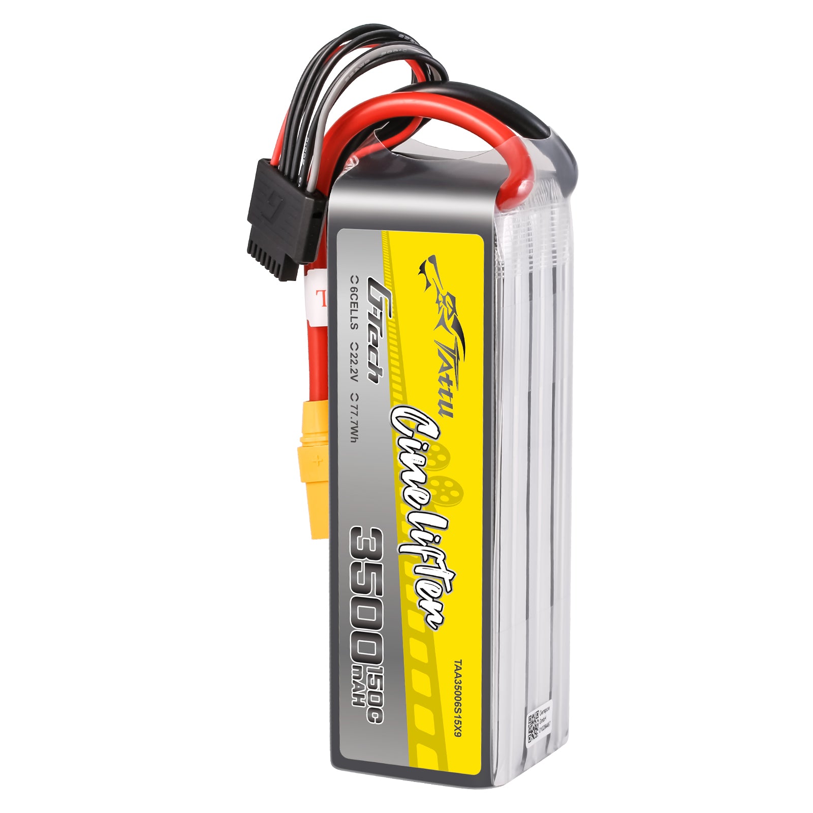 Tattu Cinelifter 3500mAh 6S 150C batterie LiPo XT90