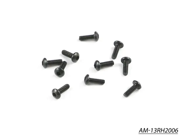 Arrowmax Screws vis allen tête ronde M2x6 acier x10