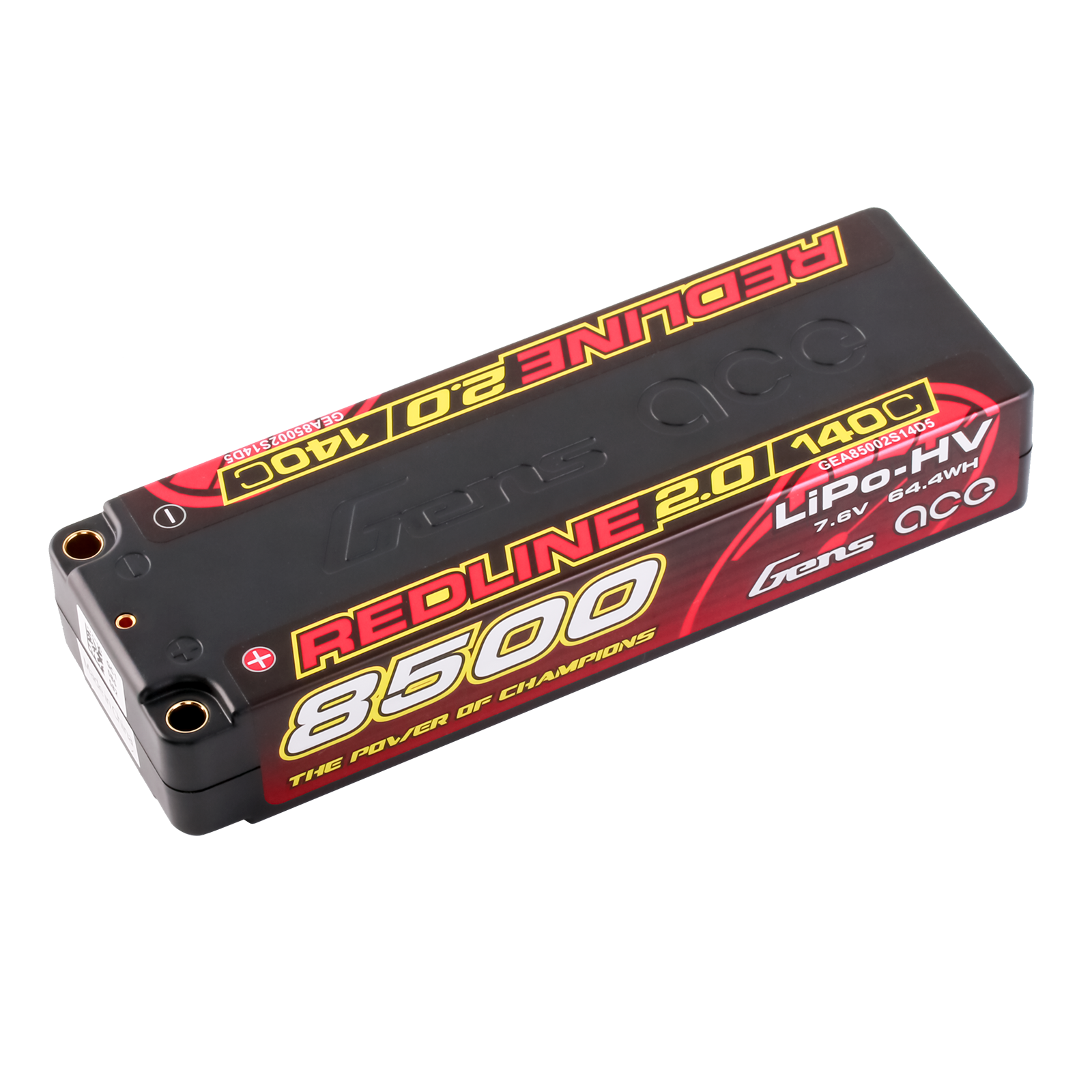 Gens Ace Redline 2.0 8500mAh 2S 140C Batterie Lipo 5mm