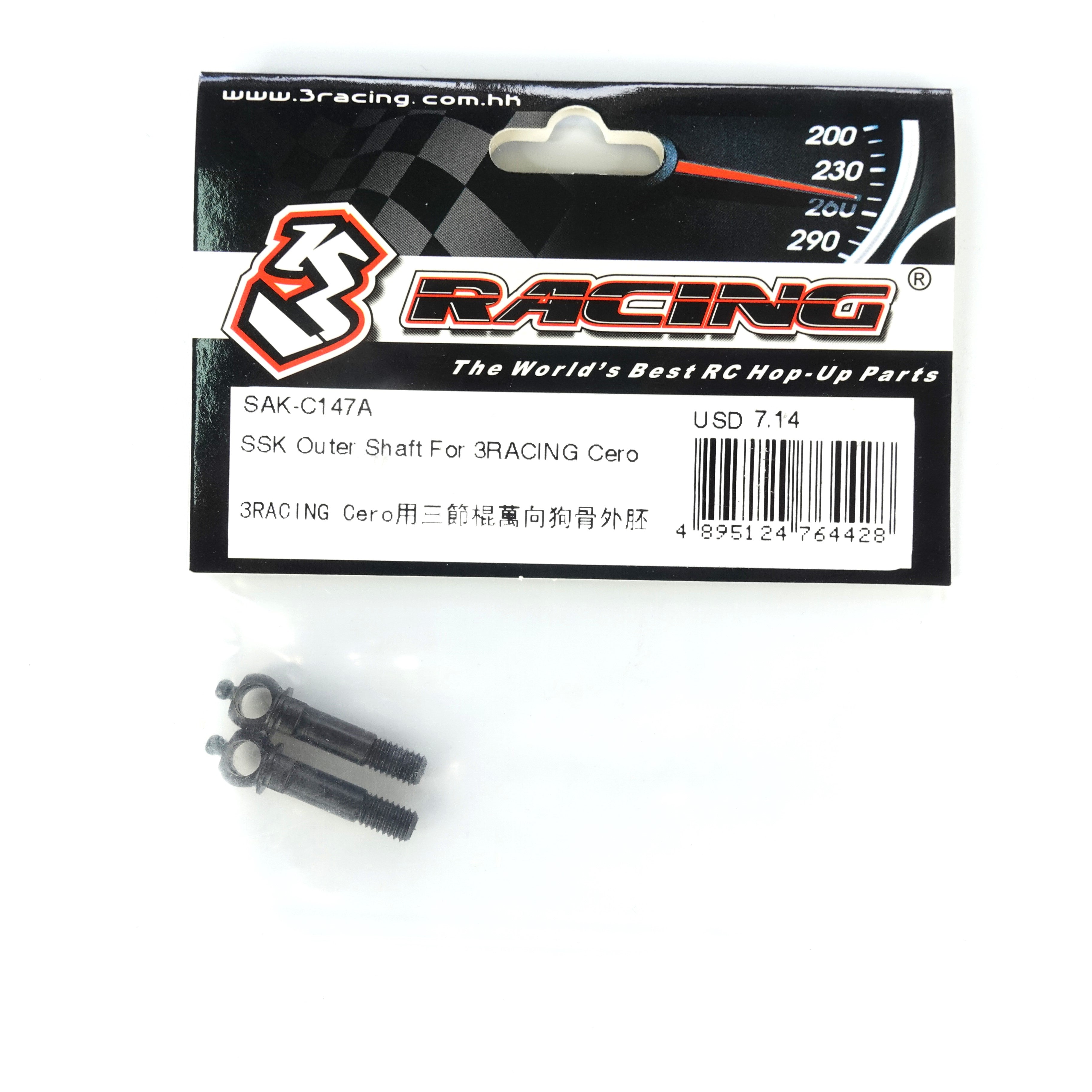 3Racing Cero SAK-C147A axe extérieur SSK Ultra FWD