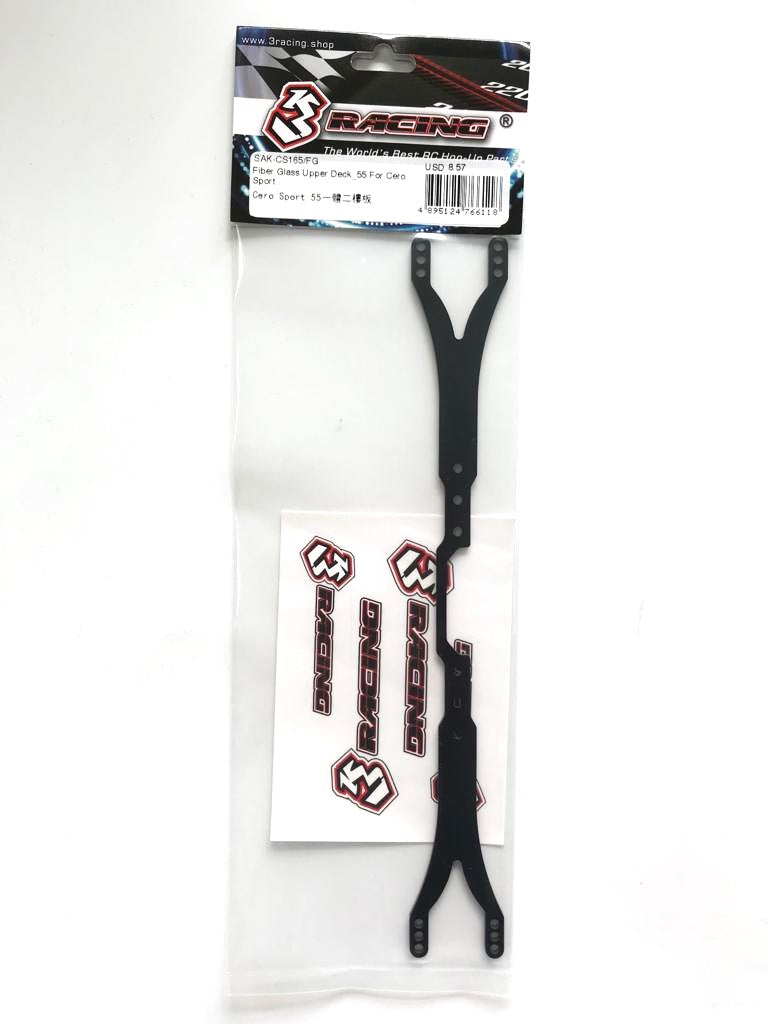 3RACING Cero SAK-CS165/FG Platine Fibre 55 Sport