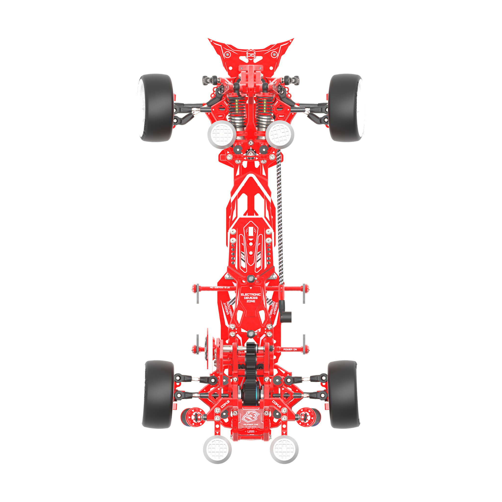 3Racing AuperD6.1 KIT-AUPERD6.1 kit drift 1/10 noir