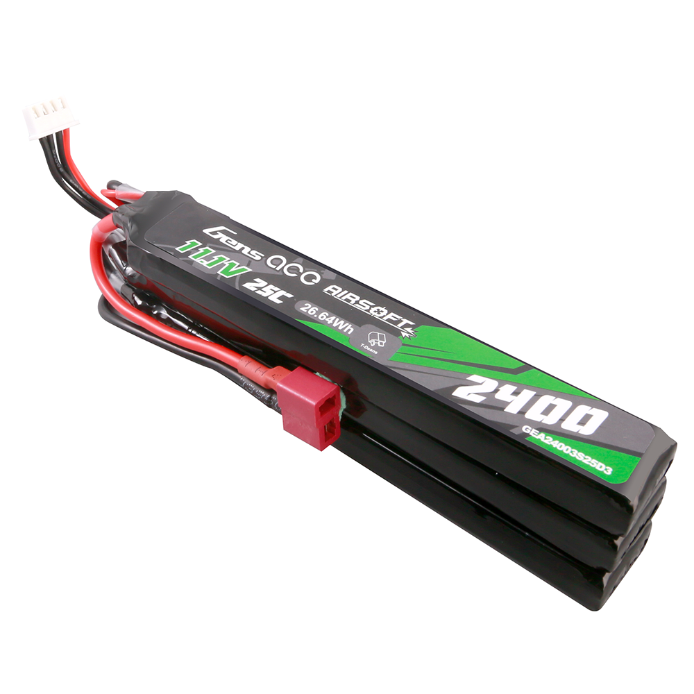 Gens ace 2400mAh 3S batterie airsoft 11,1V Deans