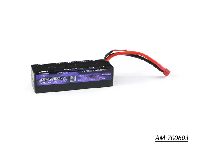 Arrowmax 3S LiPo AM-700603 Batterie 7200mAh 11.1V 55C Deans