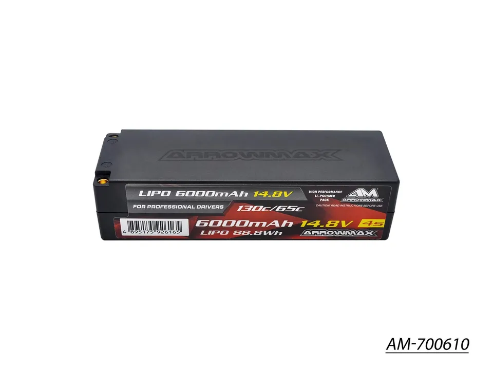 Arrowmax 4S LiPo batterie 6000mAh AM-700610 14.8V 65C